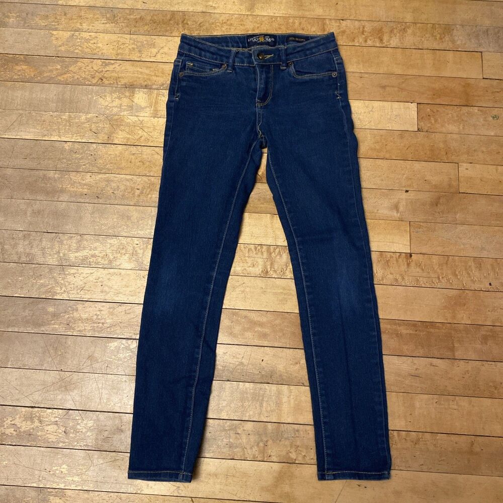 Lucky Brand Zoe Jeggings Girls Size 10 Stretch Dark Wash